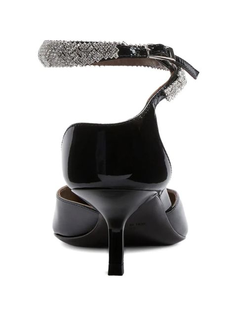 Giuseppe Zanotti 50mm ELENIE crystal-embellished pumps - Black - zdjęcie produktu nr 2