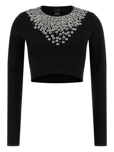 PINKO crystal-embellished sweater - Black - zdjęcie produktu nr 1