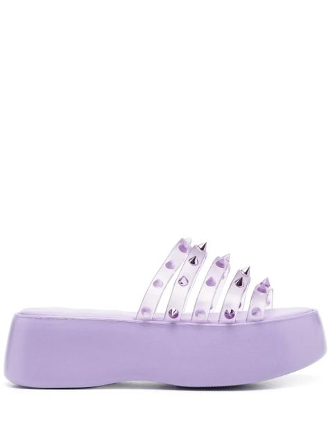 Jean Paul Gaultier x Melissa Punk Love Becky platform slides - Purple - zdjęcie produktu nr 1