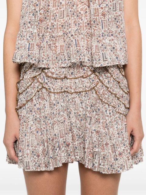 MARANT ÉTOILE Ceola mini skirt - Neutrals