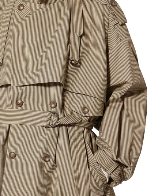MARANT ÉTOILE Claya striped-pattern jacket - Neutrals