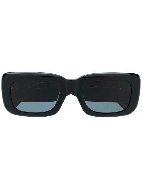 The Attico x The Attico Marfa sunglasses - Black - zdjęcie produktu nr 1