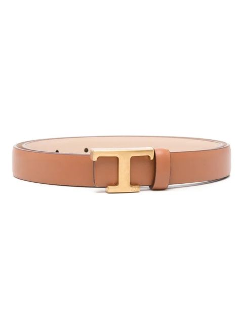 Tod's T Timeless reversible belt - Brown - zdjęcie produktu nr 1