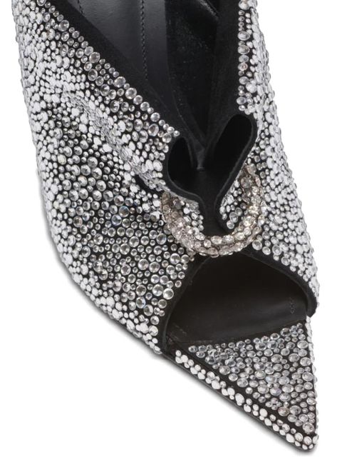 Balmain 95mm pointed-toe pumps - Grey