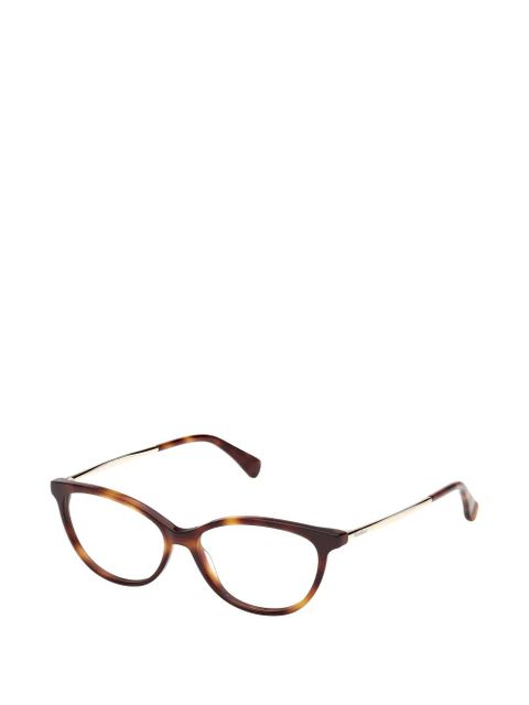 Max Mara Eyewear havana oval-frame glasses - Brown - zdjęcie produktu nr 2