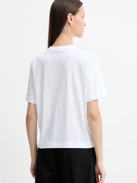 Calvin Klein Jeans t-shirt bawełniany damski kolor biały LV047D880G