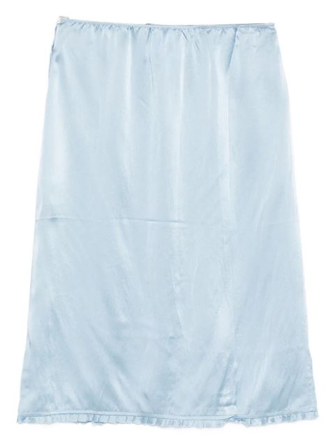 Prada drawstring trim slip - Blue - zdjęcie produktu nr 2