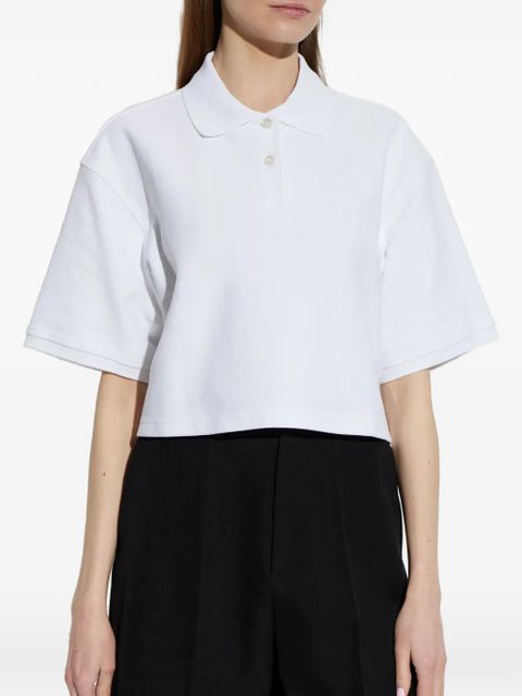 Alexander Wang asymmetric-hem polo shirt - White