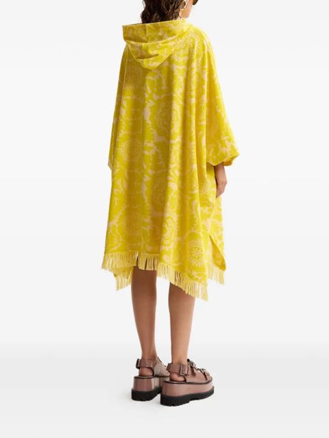 Essentiel Antwerp floral-jacquard fringed dress - Yellow