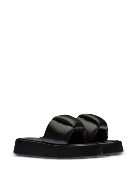 Miu Miu platform nappa sandals - Black - zdjęcie produktu nr 2