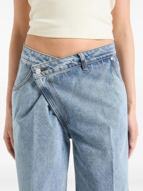 Manière De Voir Astrid wrapover jeans - Blue