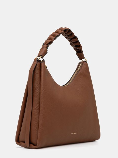 Coccinelle torebka skórzana kolor brązowy E1 M50 13 02 01 - zdjęcie produktu nr 2