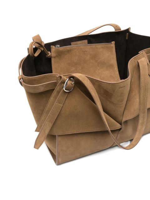 Coperni folded tote bag - Brown
