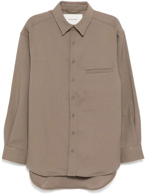 ENTIRE STUDIOS Giant shirt - Brown - zdjęcie produktu nr 1