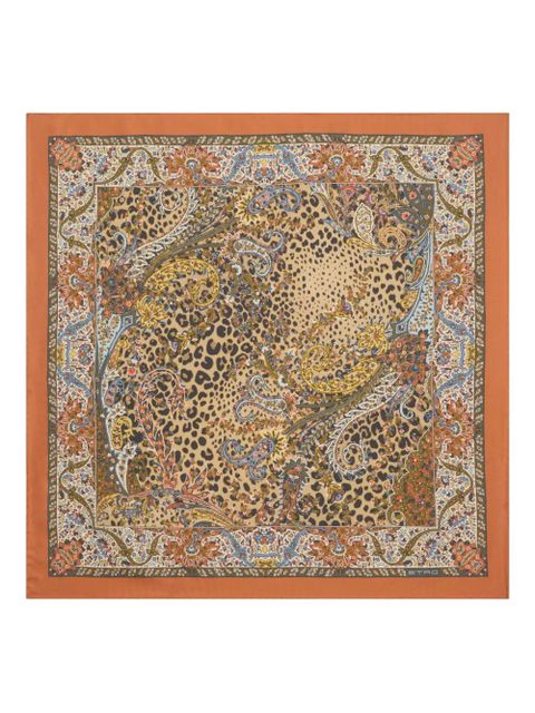 ETRO paisley-animal motif scarf - Neutrals - zdjęcie produktu nr 1