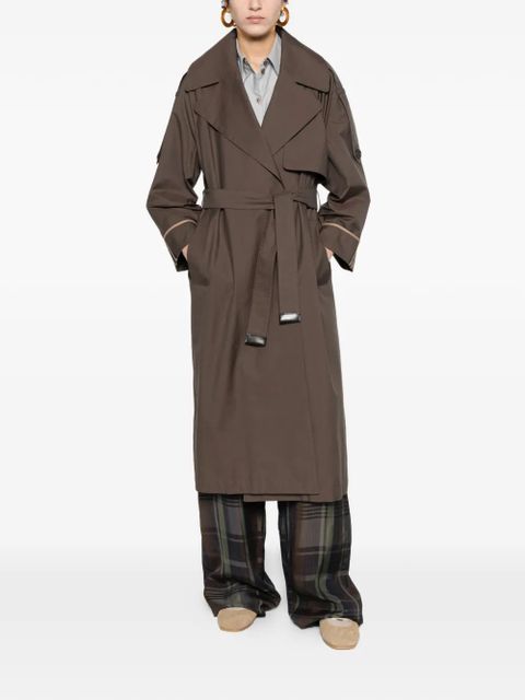 Max Mara tie-belted jacket - Brown - zdjęcie produktu nr 2