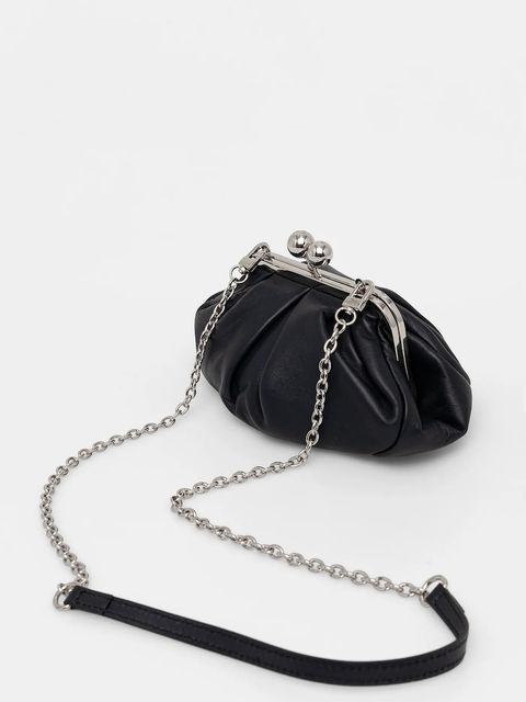 Weekend Max Mara torebka skórzana PRATI kolor granatowy 2615511164600 - zdjęcie produktu nr 2