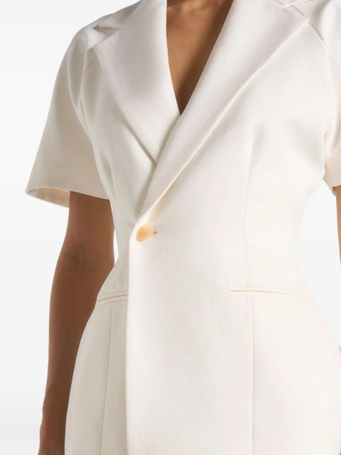 Manière De Voir Malika short-sleeve blazer - Neutrals