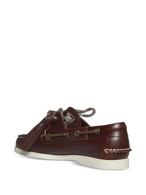 Weekend Max Mara WKADOCKSIDE2 tassel lace-up loafers - Brown