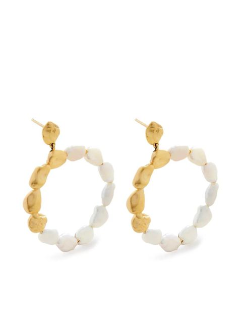 Monica Vinader pearl dangle earrings - Gold - zdjęcie produktu nr 1