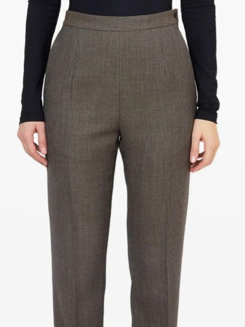 MM6 Maison Margiela virgin-wool trousers - Brown