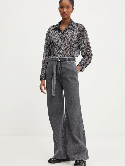 Answear.LAB jeansy damskie kolor szary