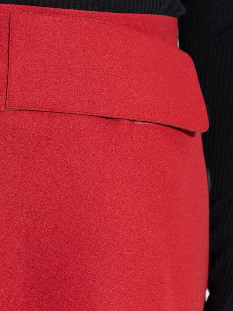 Tory Burch layered asymmetric midi skirt