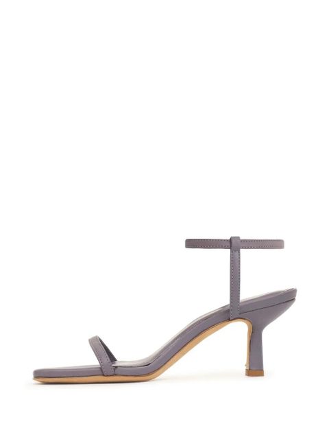 ANINE BING leather open-toe sandals - Grey