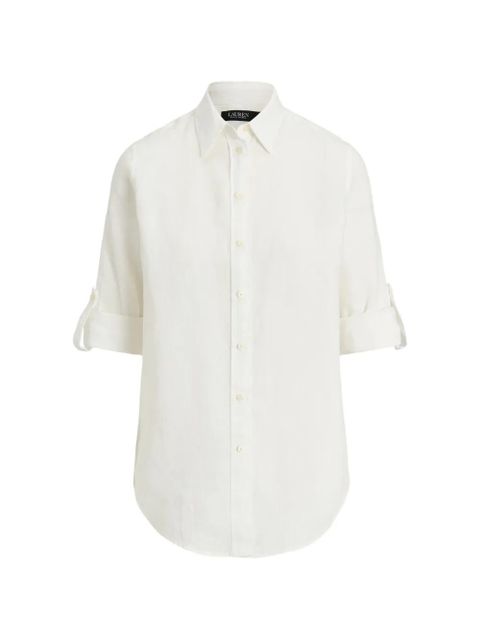 Lauren Ralph Lauren roll-tab sleeve shirt - Neutrals - zdjęcie produktu nr 1