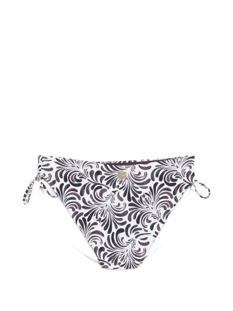 TWINSET botanical-print side-tie bikini bottoms - White - zdjęcie produktu nr 2