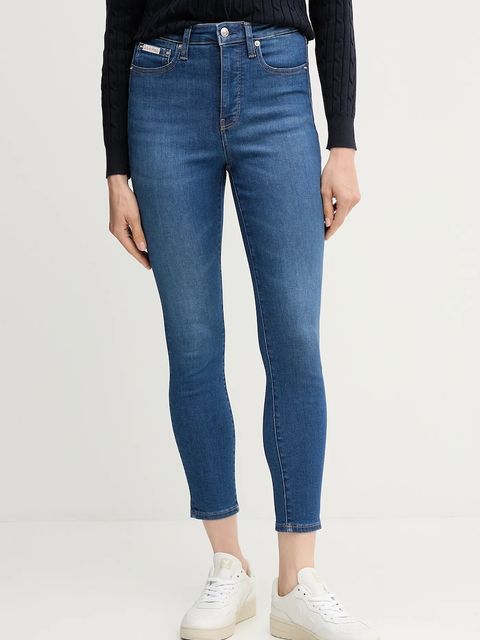 Calvin Klein Jeans jeansy damskie kolor niebieski LV047B773G - zdjęcie produktu nr 1