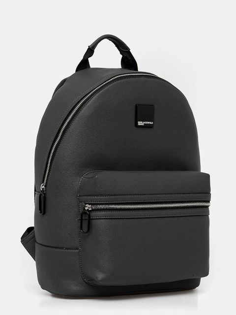 Karl Lagerfeld Jeans plecak kolor szary duży gładki A3M30335 - zdjęcie produktu nr 2