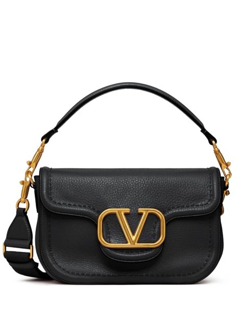 Valentino Garavani Alltime leather shoulder bag - Black - zdjęcie produktu nr 1