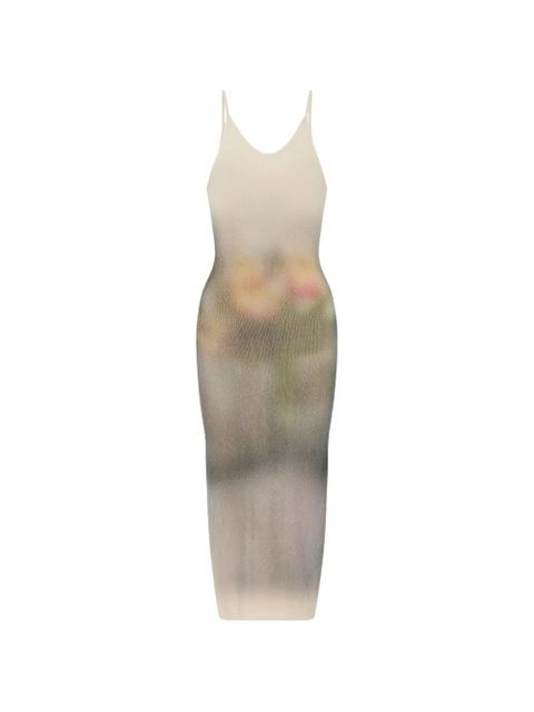 Maison Margiela cotton midi dress - Neutrals - zdjęcie produktu nr 1