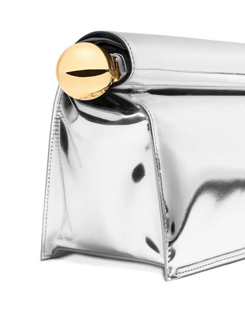 Jacquemus The Rond Carré clutch bag - Silver
