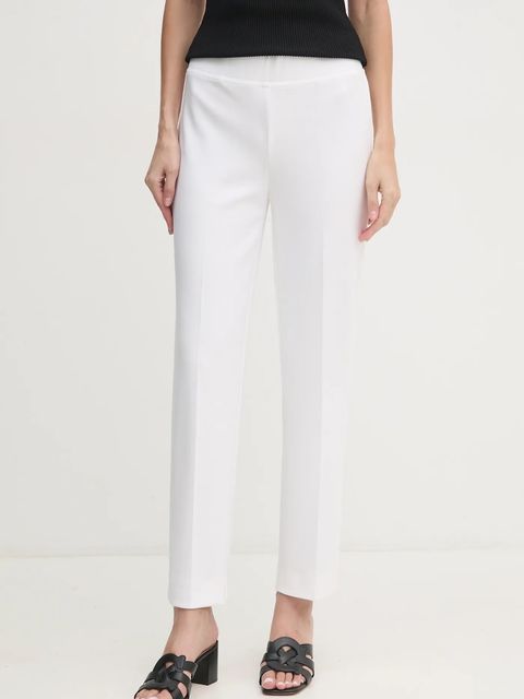 Joseph Ribkoff spodnie damskie kolor beżowy proste medium waist 143105 - zdjęcie produktu nr 1