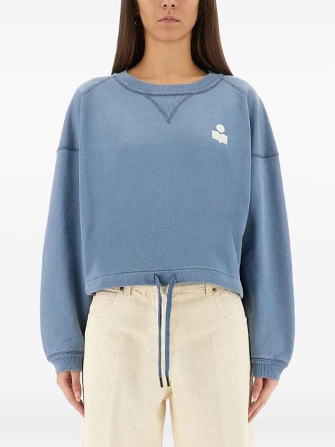 MARANT ÉTOILE drawstring-detail sweatshirt - Blue - zdjęcie produktu nr 1