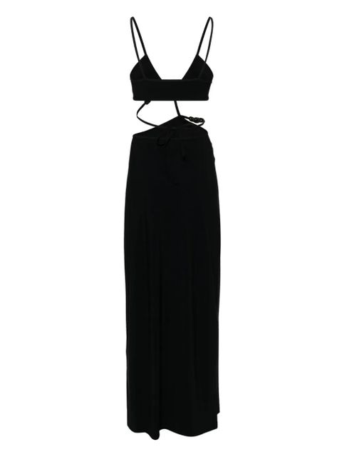 Christopher Esber cross bandeau midi dress - Black - zdjęcie produktu nr 2