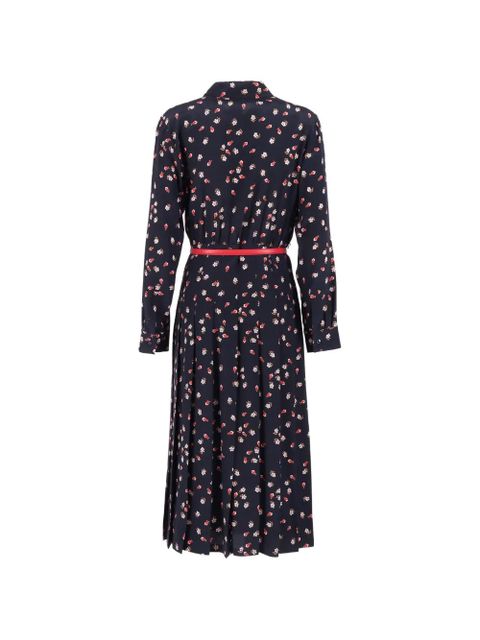 Max Mara floral belted silk dress - Blue - zdjęcie produktu nr 2