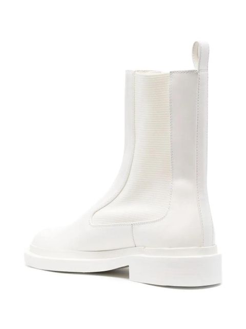Jil Sander pull-on ankle boots - White