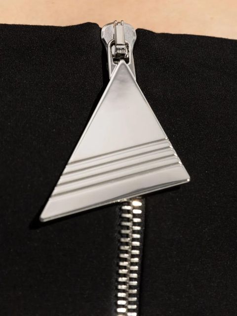 The Attico strapeless midi dress - Black