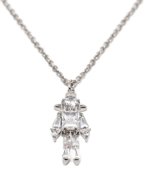 Vivienne Westwood Issa Pendant crystal-embellished necklace - Silver