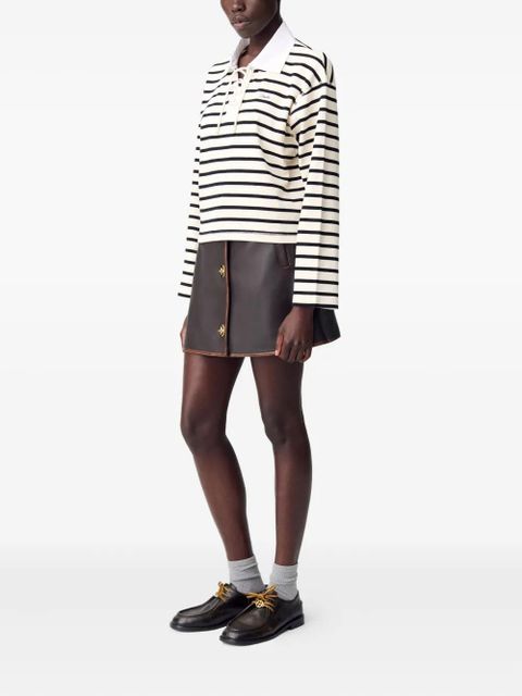 Claudie Pierlot Breton Stripe T-Shirt - Neutrals