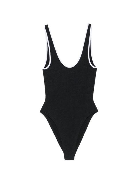 Hunza G crinkle-effect swimsuit - Black - zdjęcie produktu nr 1