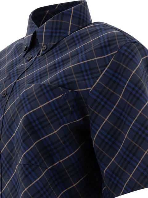 Burberry checked shirt - Blue