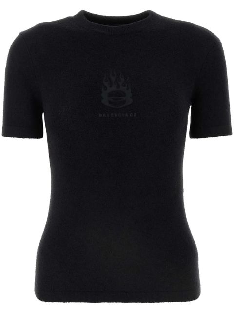 Balenciaga terry-cloth t-shirt - Black - zdjęcie produktu nr 1