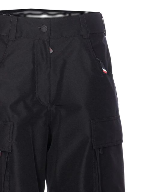 Moncler Grenoble patch-logo ski cargo pants - Black