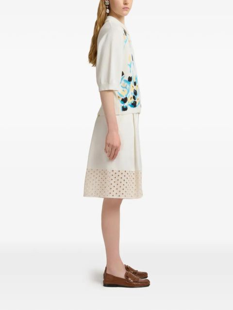 Marni floral zip cardigan - White - zdjęcie produktu nr 2