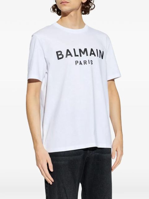 Balmain logo T-shirt - White