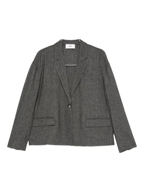 SOLOTRE single-breasted blazer - Grey
